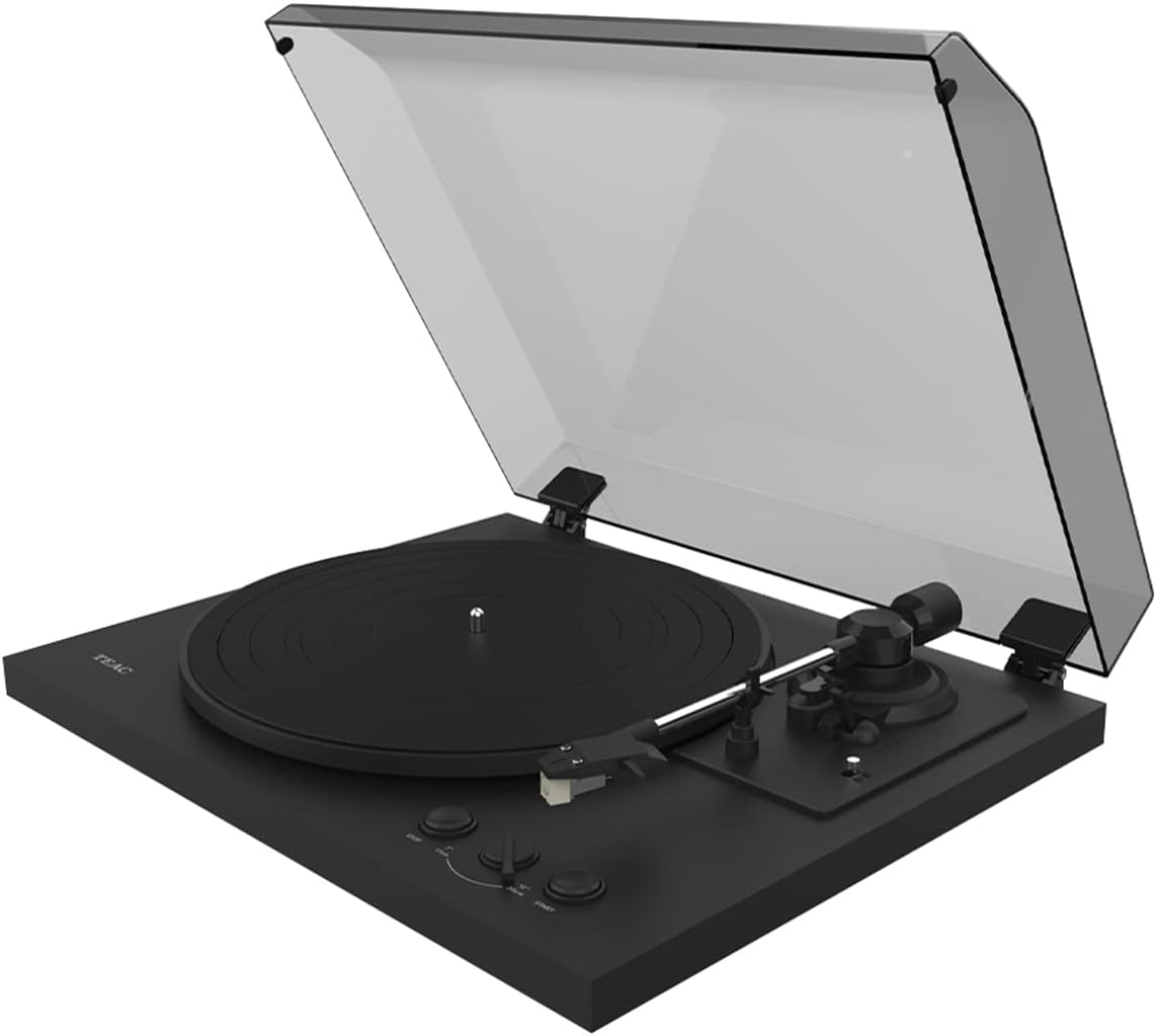 Automatic HiFi Belt-Drive Turntable 33/45RPM with Preamp & MM Cartridge