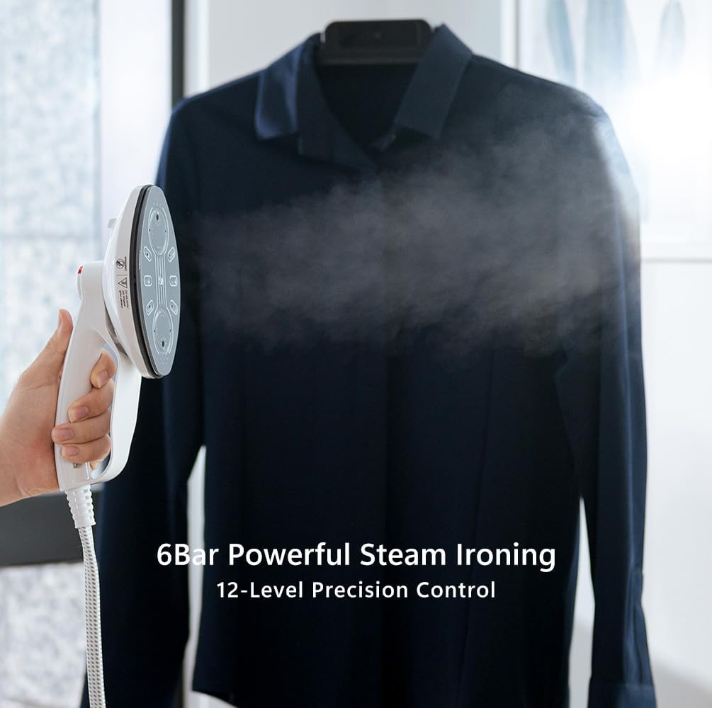 Upright Garment Steamer 1400W 12 Levels 1.6L Tank 95g Steam