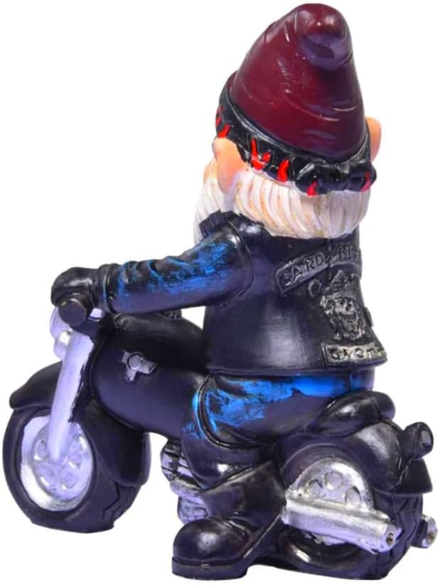 Funny Garden Gnome Statue Naughty Resin Outdoor Lawn Decor