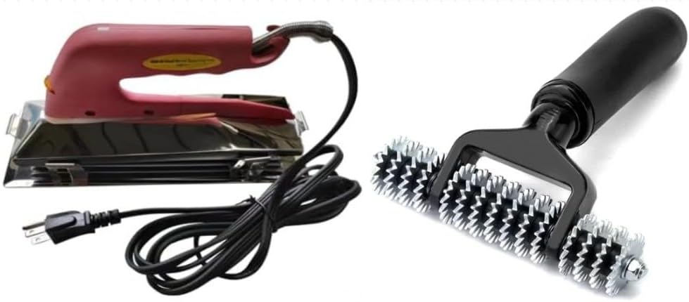 Carpet Seaming Iron 800W with Star Pile Grooming Roller Tool Set