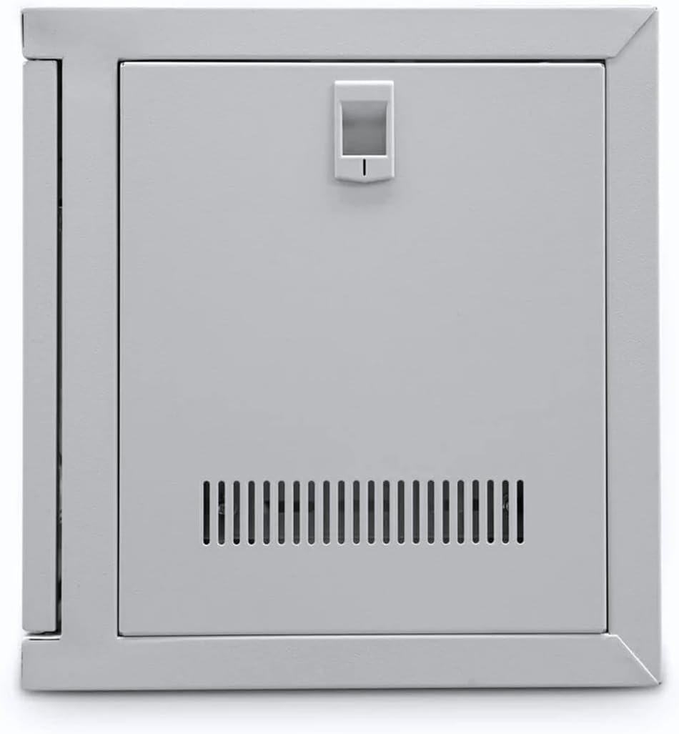 6U 19in Wall Mounted Server Rack Cabinet Glass Door