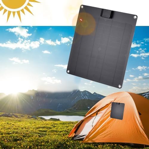 15W Solar Panel 12V USB Portable Charger Waterproof Flexible