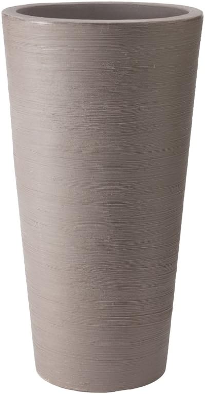 Tall Dark Brown Planter 75cm Large Outdoor Plant Pot 54L