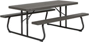 6FT Outdoor Picnic Table Bench Set Heavy Duty Garden Dining