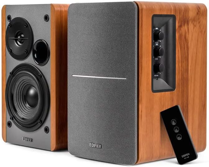 Fully Automatic Turntable with Edifier R1280T Stereo Speakers Package