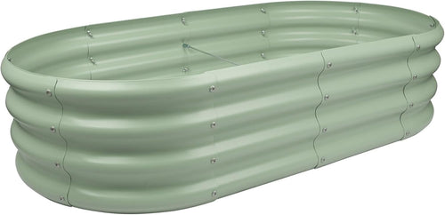 Metal Raised Garden Bed 120x60cm Green Galvanised Steel