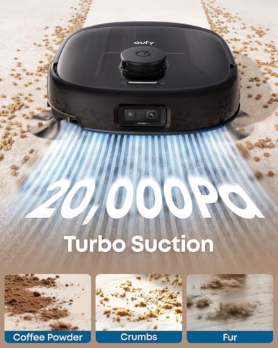 Robot Vacuum Mop Self Empty 20000Pa Turbo Auto Clean Smart Mapping