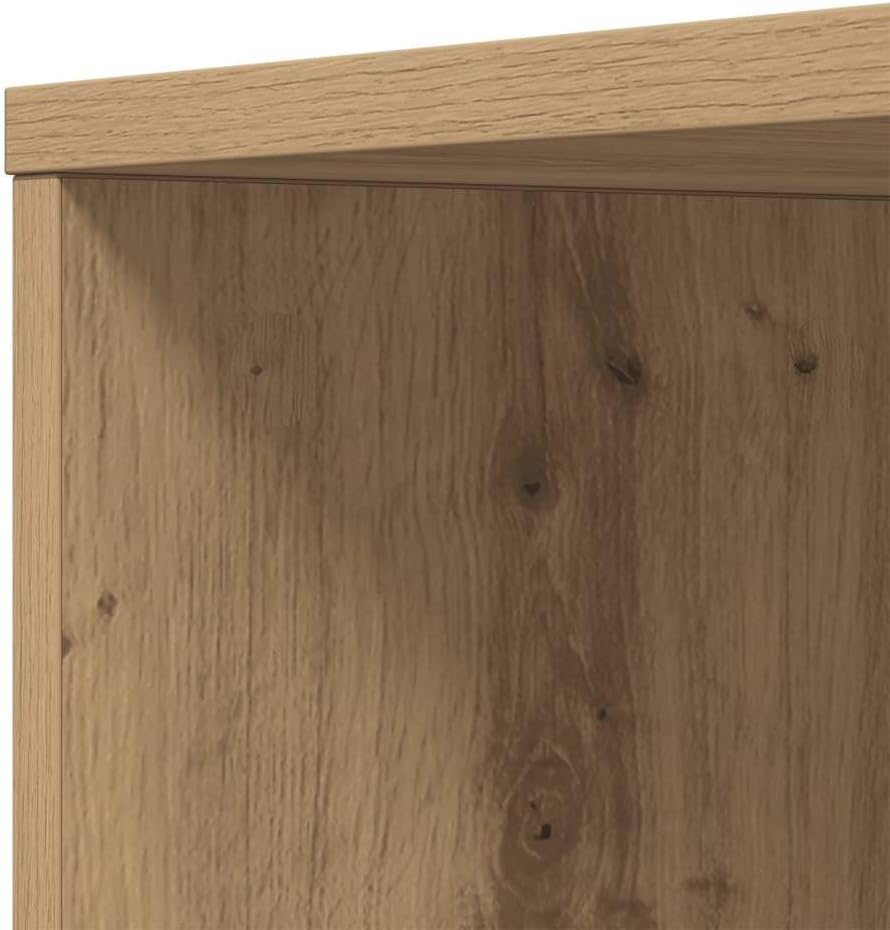 Narrow Bathroom Cupboard With Wheels Drawer Shelf Oak Unit