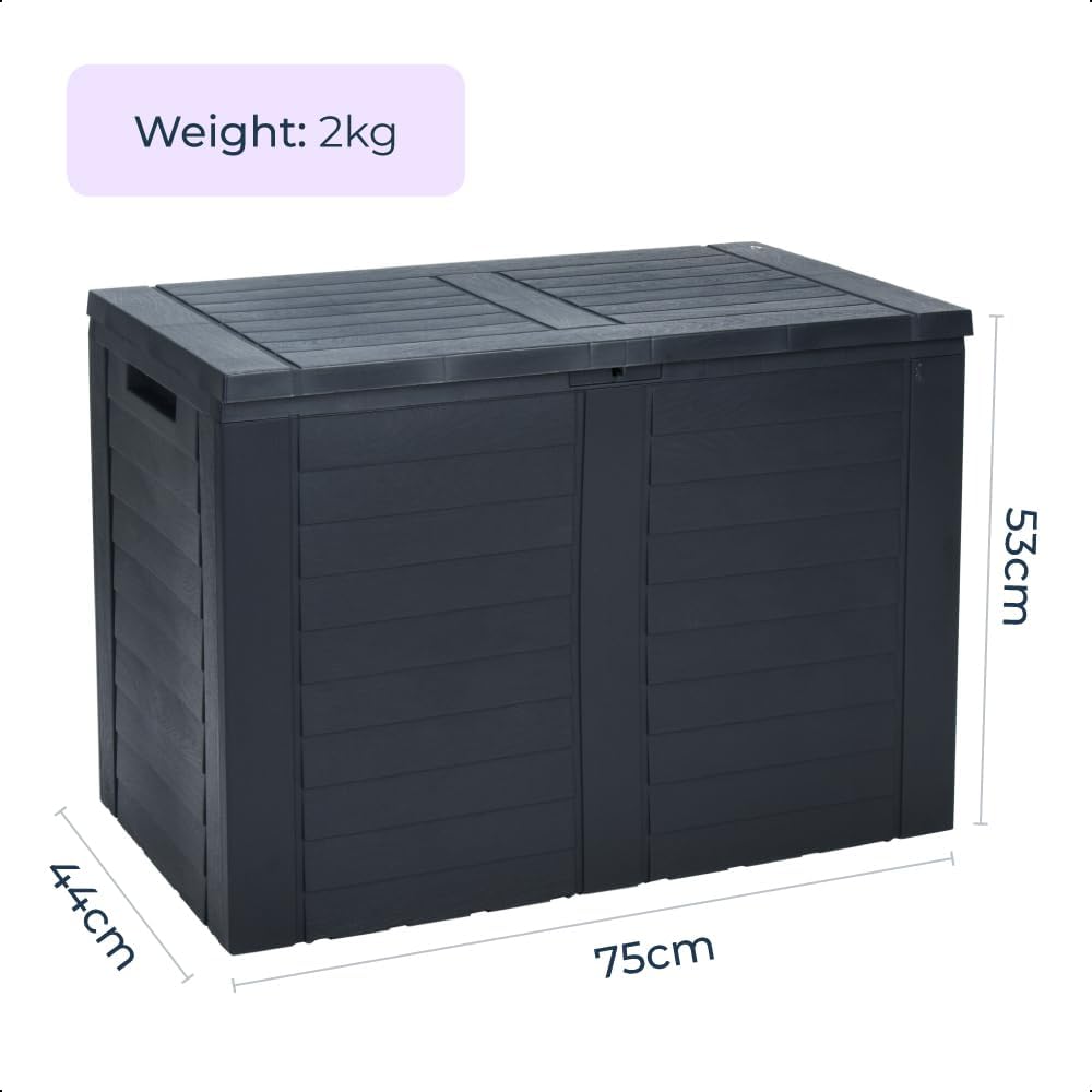 170L Outdoor Parcel Storage Box Waterproof Lockable Garden Box