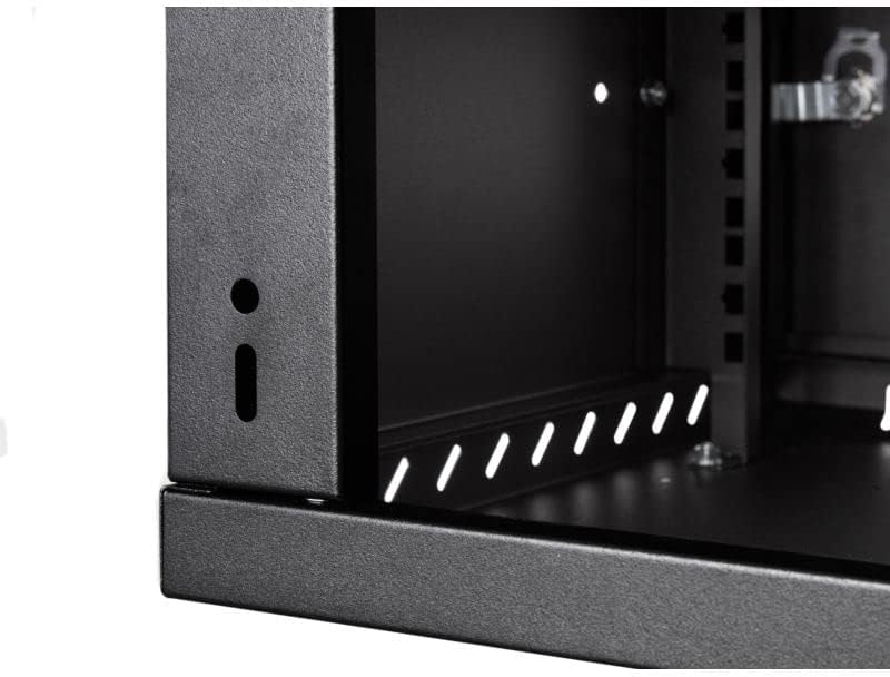 4U 19 Inch Rack Cabinet 450mm Black Glass Door