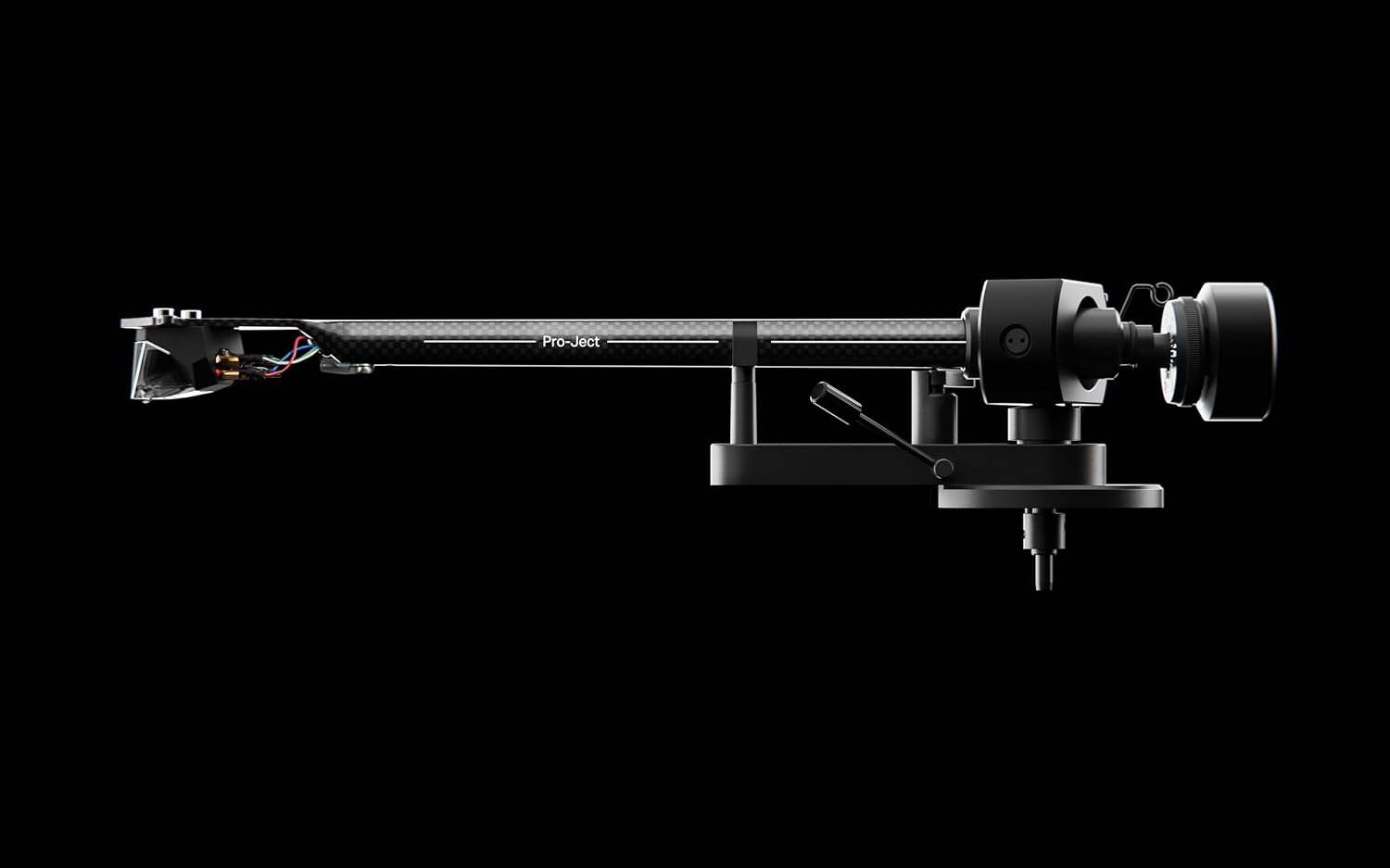 Black Gloss Audiophile Turntable Carbon Tonearm