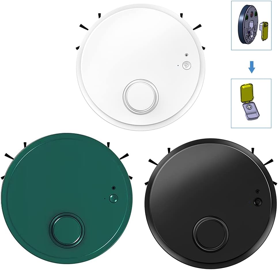 Robot Vacuum Mop 1500Pa Slim Quiet Auto Recharge Smart Cleaner