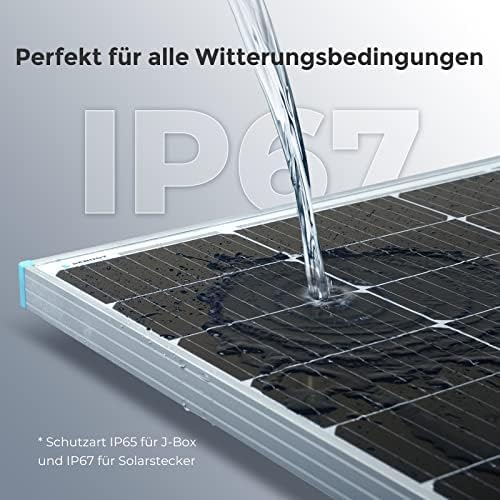100W 12V Monocrystalline Solar Panel High Efficiency RV Boat