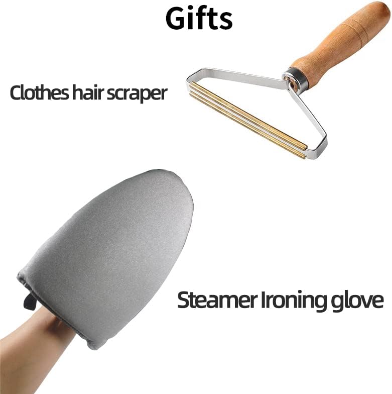 Garment Steamer Stand Hanger Adjustable 63in Rack w Gloves