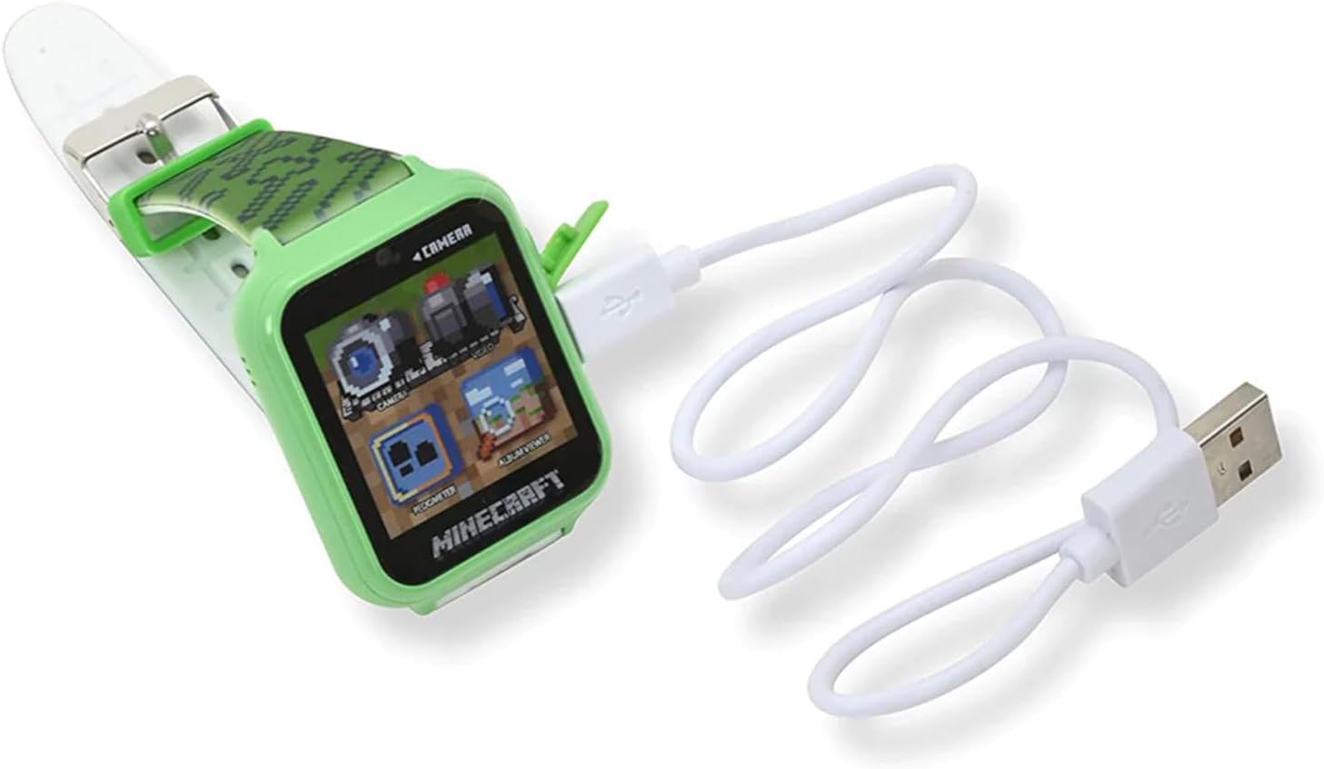 Kids Green Smart Watch Camera Games Step Tracker