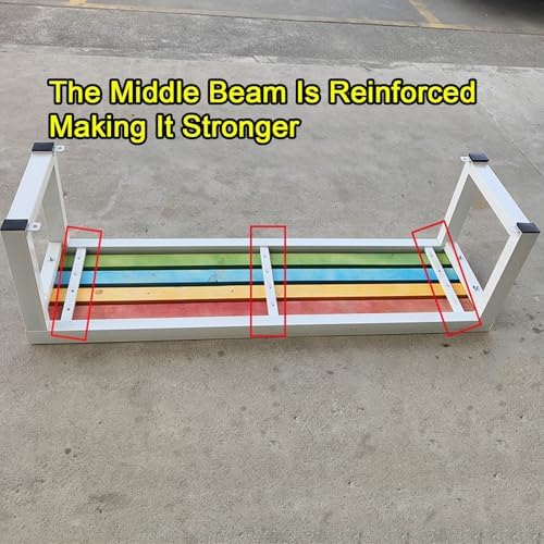 All Weather Outdoor Garden Bench Patio Park Seat 660lb Capacity 100cm