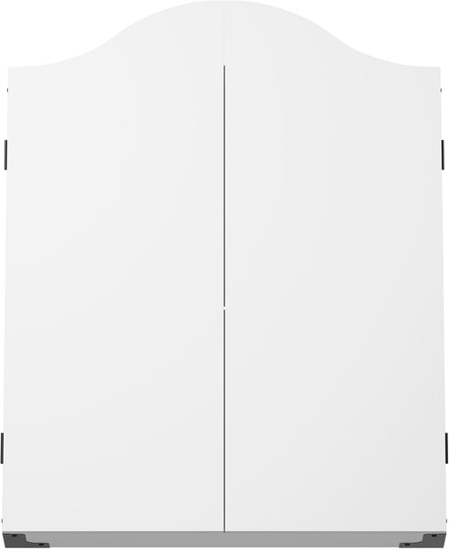 Dartboard Cabinet White Wall Mount Scoreboards Storage Case