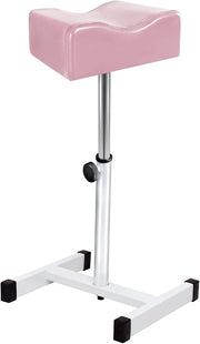 Adjustable Pedicure Stool Foot Rest Salon Spa Nail Stand Pink