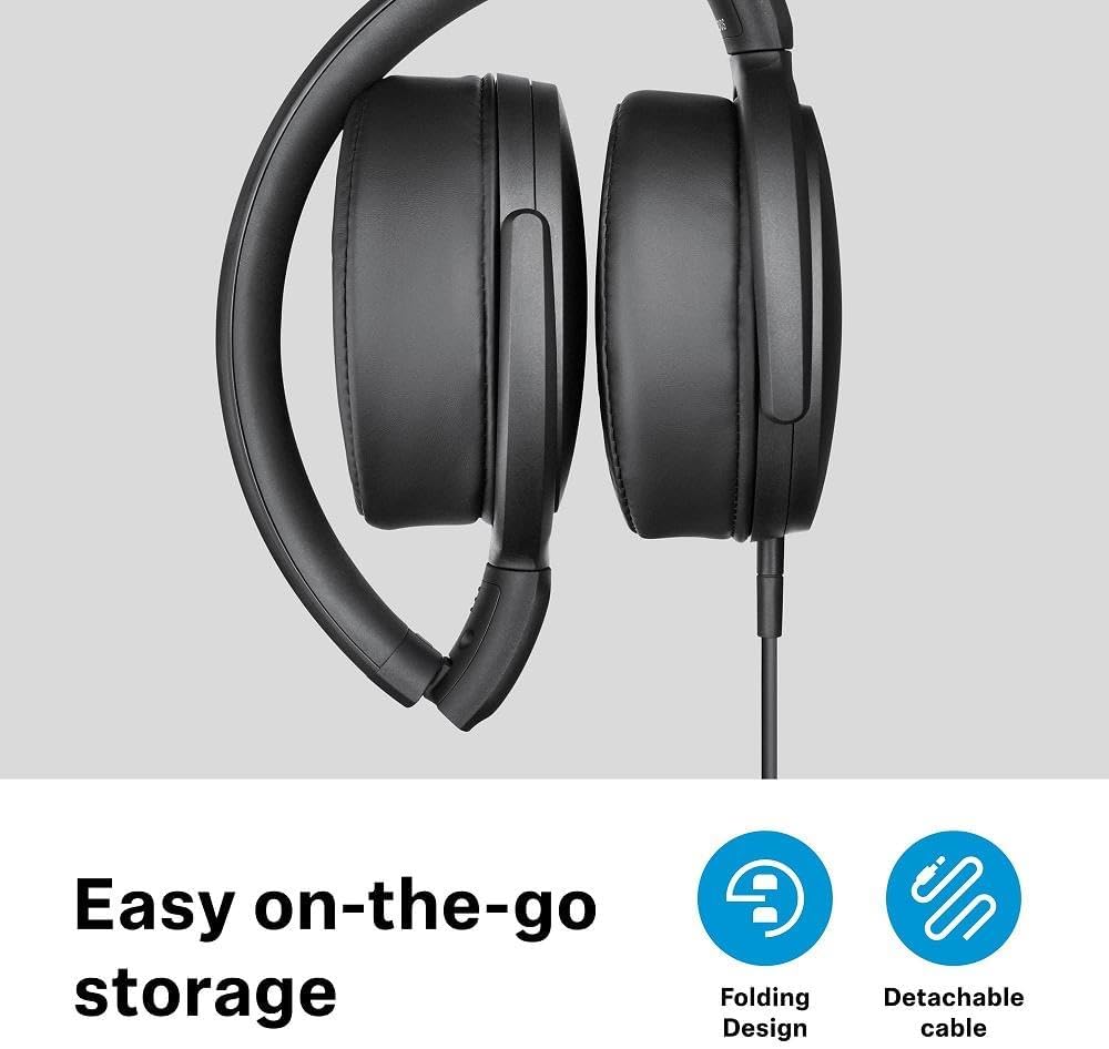 Wired Over Ear Headphones Smart Remote Mic 3.5mm Stereo
