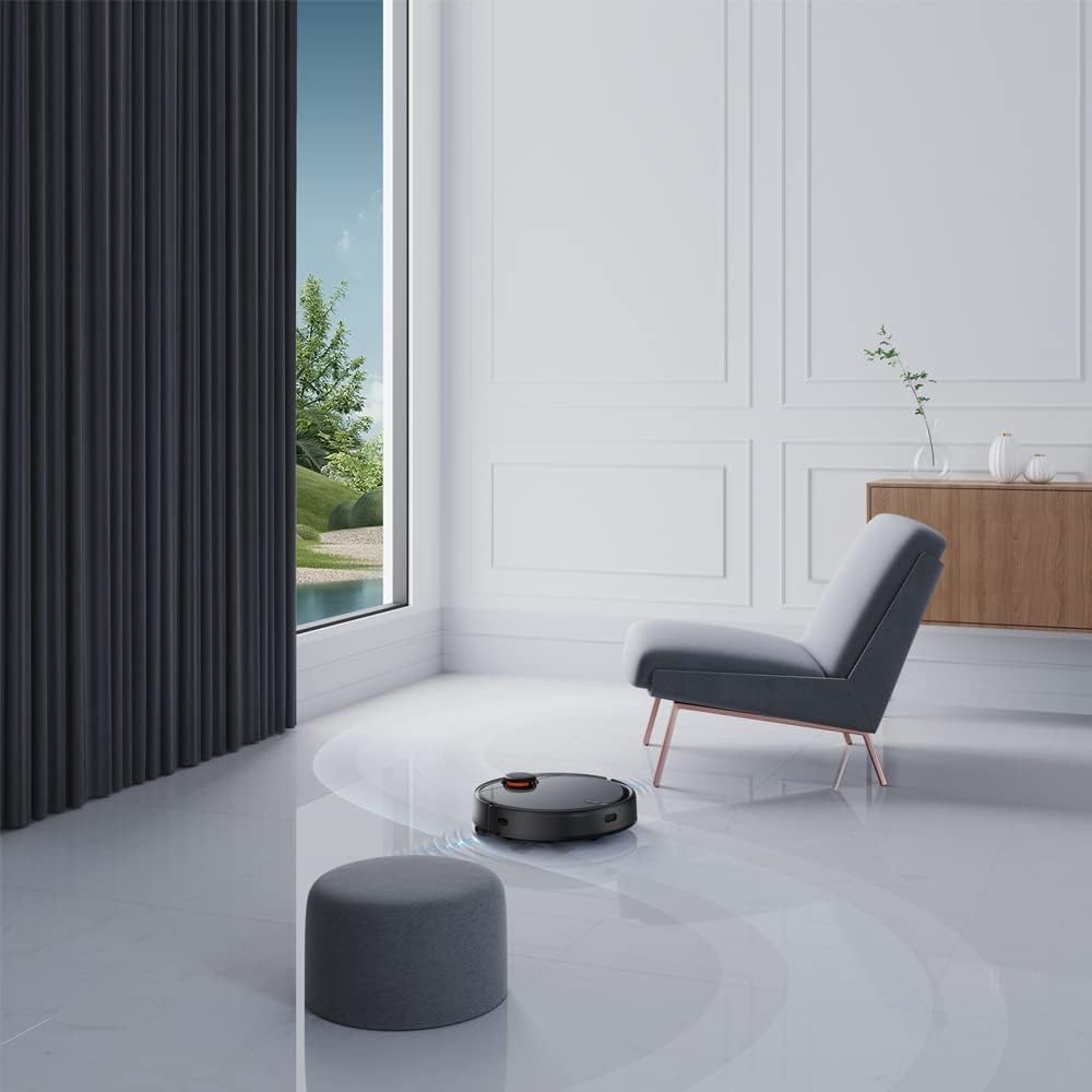 Robot Vacuum Mop 2100Pa Laser Navigation Smart Mapping Auto Clean
