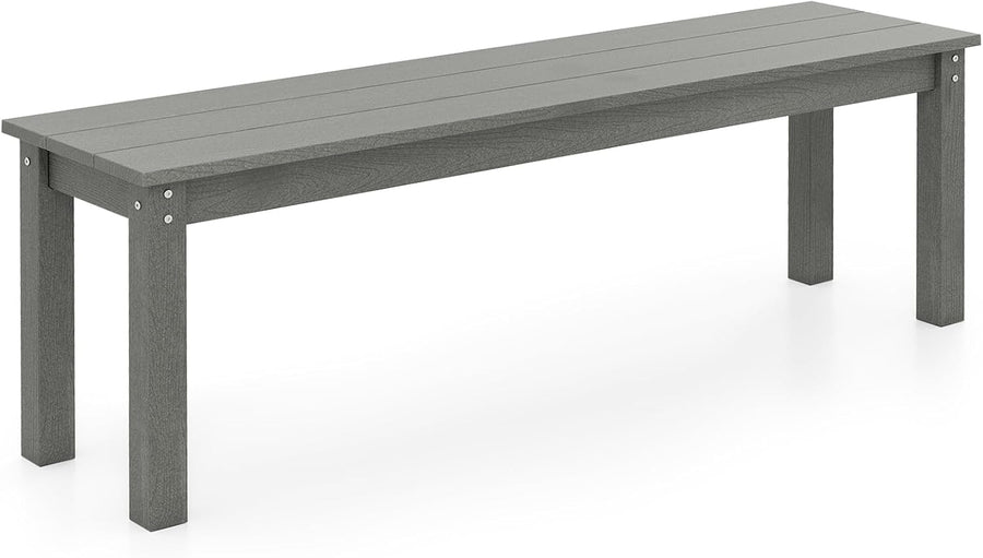 2-3 Seater Garden Bench 140cm HDPE Outdoor Patio Seat