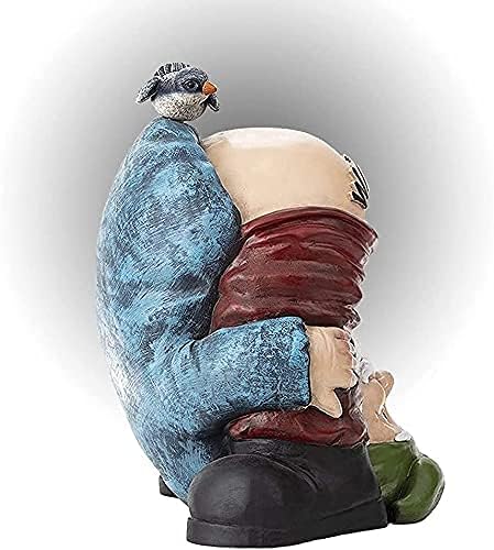 Welcome Garden Gnome Statue Funny Resin Outdoor Lawn Decor