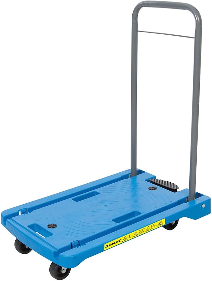 100KG Folding Platform Hand Truck Polypropylene Dolly Cart