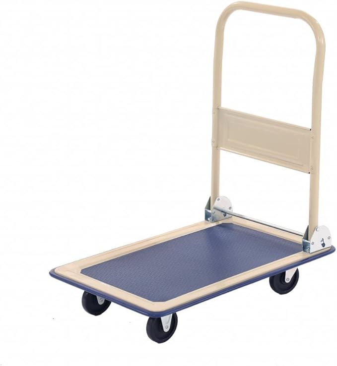 Heavy Duty Platform Hand Truck Trolley 150KG Steel Blue