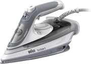 Steam Iron Powerful Ceramic Soleplate Fast Heat Anti Drip