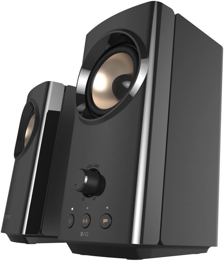 60W Desktop Computer Speakers Bluetooth USB-C Hi-Fi Stereo