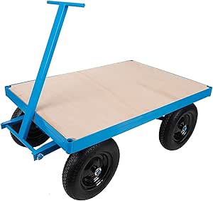 Heavy Duty Site Trolley 1000KG Platform Truck Cart
