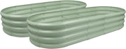 Large Raised Garden Bed Set 2 Steel Planter 180x90cm