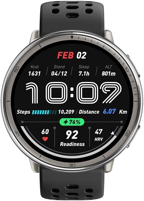 GPS Fitness Smart Watch 160 Sports 10 Day Battery