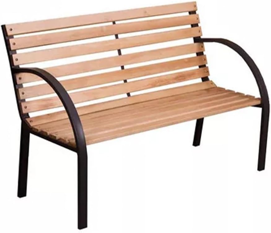3 Seater Wooden Garden Bench Pine Outdoor Patio Seat w/Cover