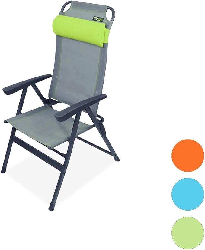 Lightweight Portable Camping Chair Foldable Green