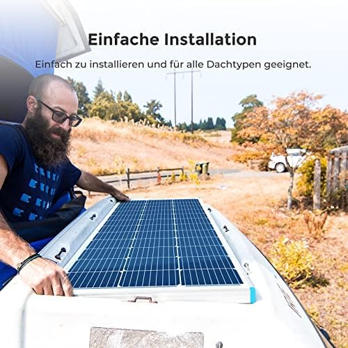 100W 12V Monocrystalline Solar Panel High Efficiency RV Boat