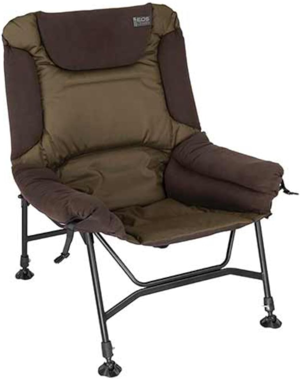 Padded Fishing Lounger Chair Adjustable Backrest