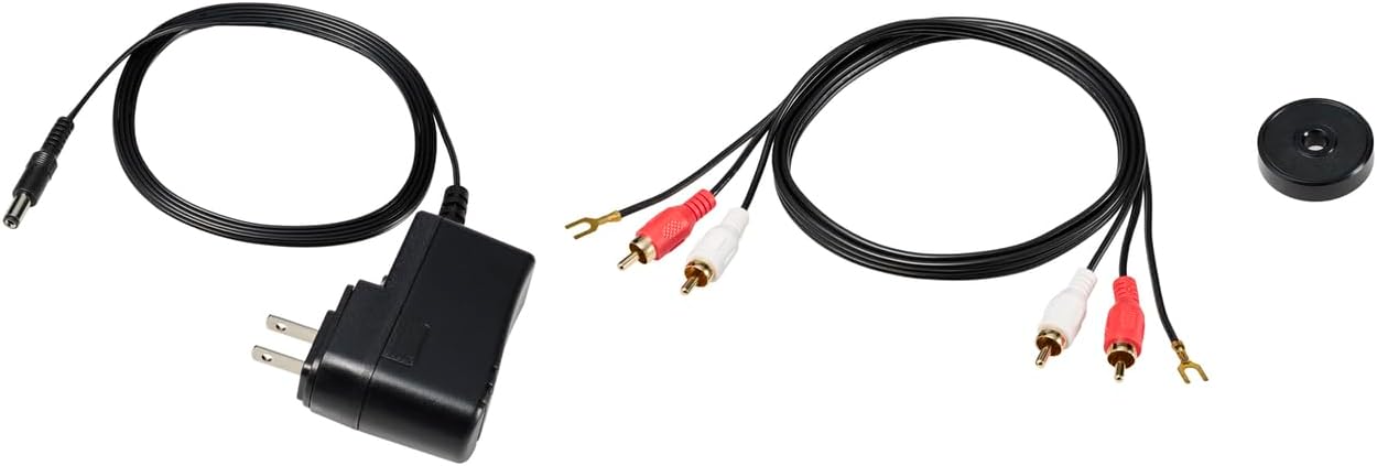 Manual Belt-Drive Turntable 33/45 RPM with Bluetooth & Rosewood Finish