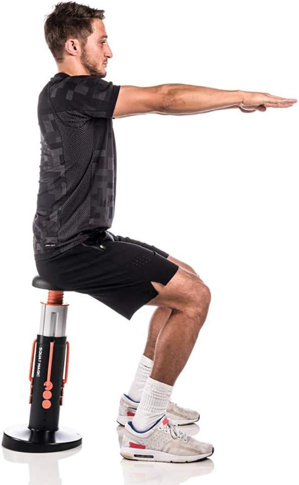 Adjustable Squat Trainer Machine Glutes Legs Core Home Gym
