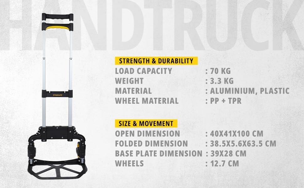 Folding Hand Truck 60KG With Basket Holder Trolley