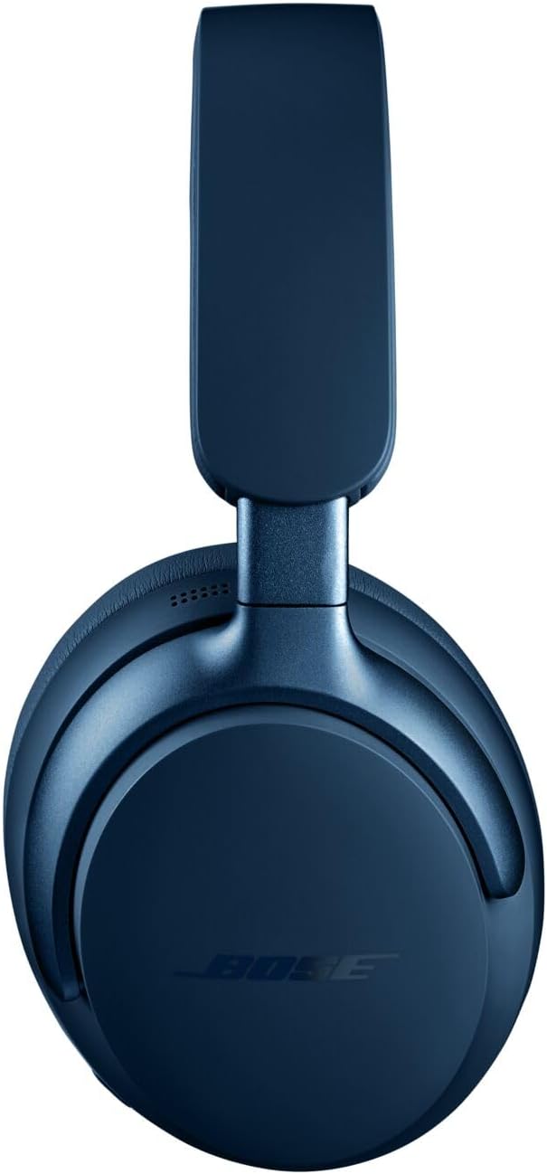 Wireless Noise Cancelling Over Ear Headphones Spatial Audio 24Hr Blue