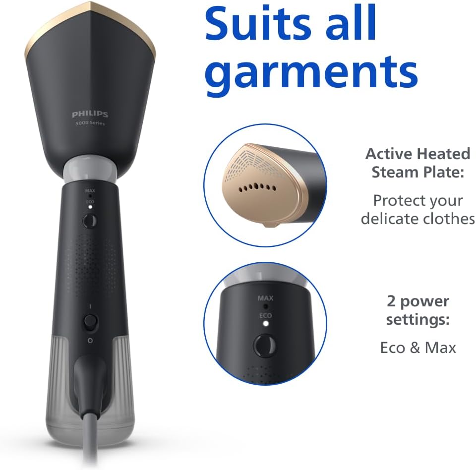 Handheld Clothes Steamer 1400W Fast Heat 24g Steam Compact