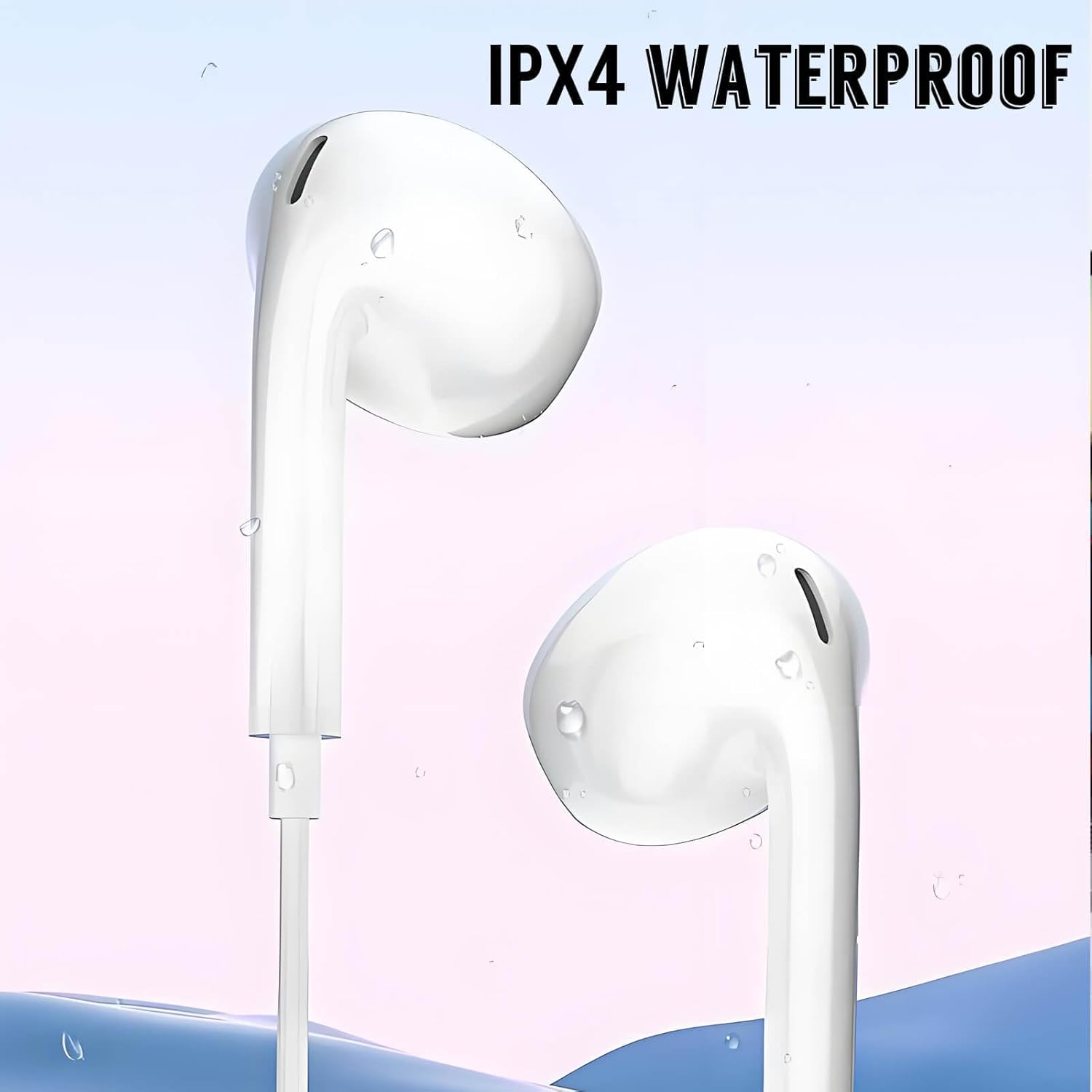 USB C Wired Earbuds In Ear Headphones Mic Volume Control 2 Pack