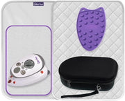 Mini Travel Steam Iron Kit Ceramic Soleplate Case Mat Rest