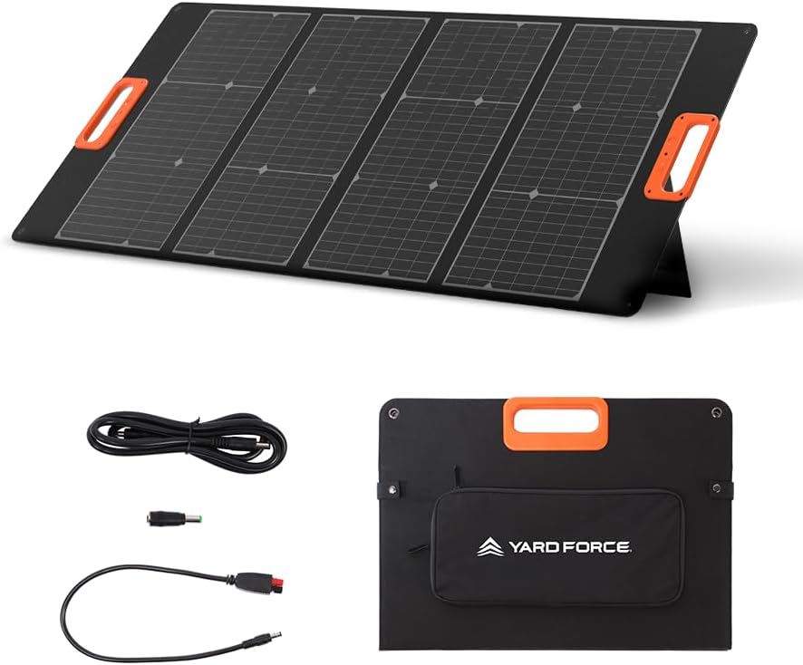 200W Foldable Portable Solar Panel USB-C USB Camping Travel