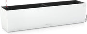 80cm Self Watering Window Box Planter White Balcony Pot