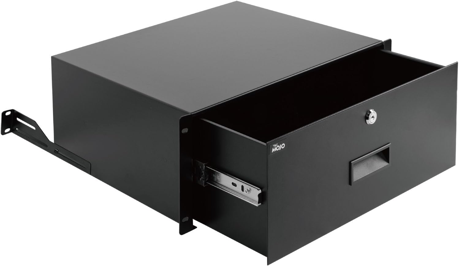 4U 19in Lockable Rack Drawer Steel Cabinet Mount