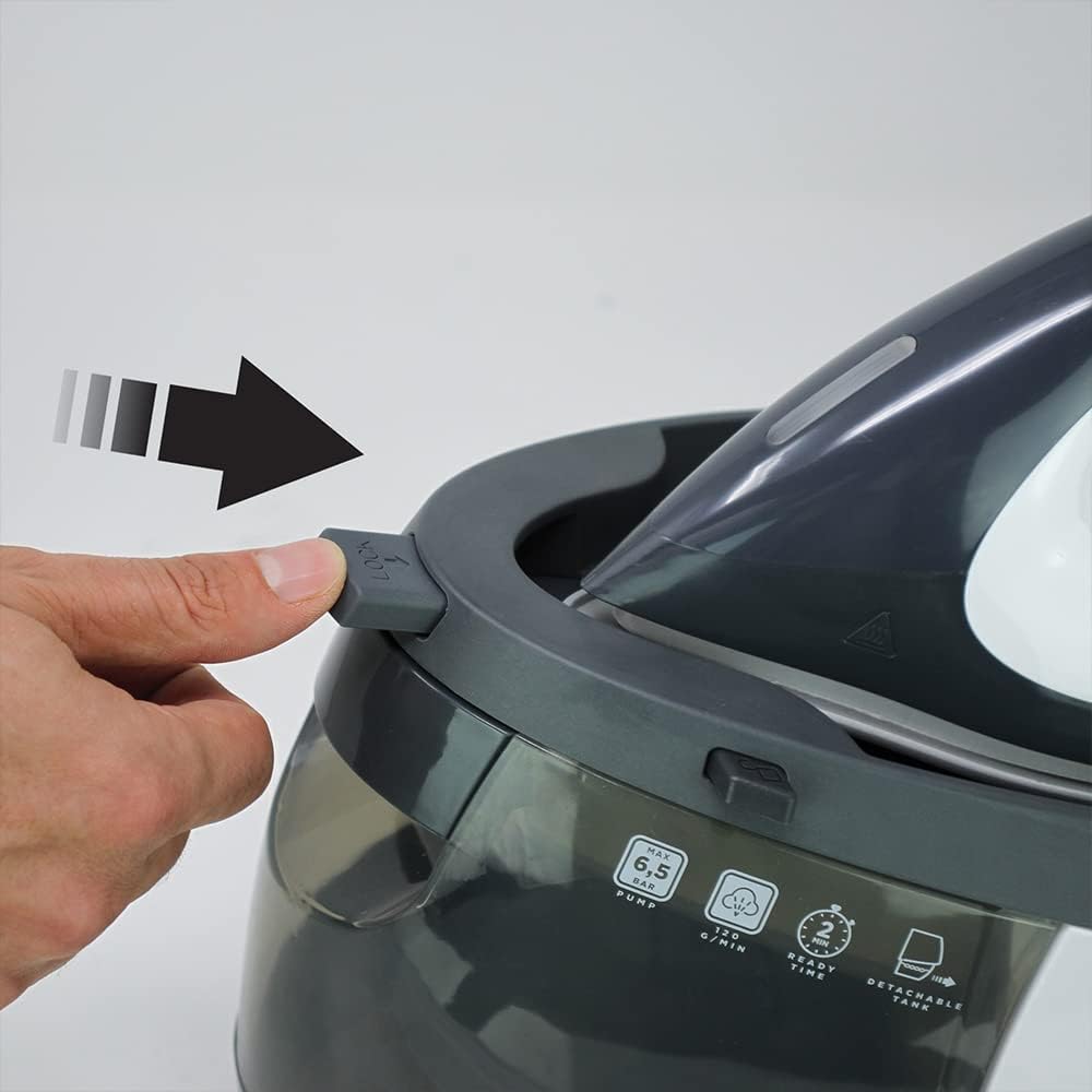 2200W Steam Generator Iron 6.5 Bar Pressure 1.5L Tank Eco Mode