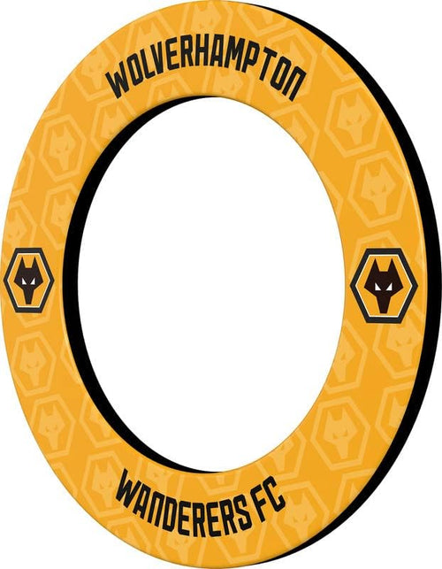 Football Dartboard Surround Rubber Wall Protector Yellow Black