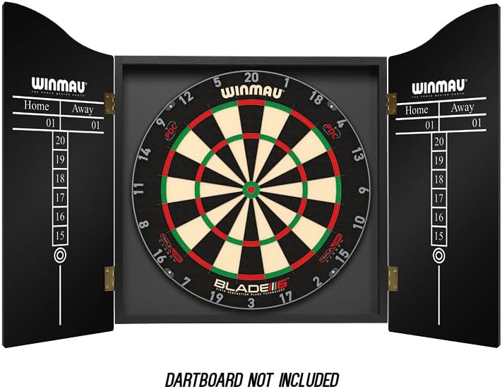 Dart Board Cabinet Skull Design Wood Scoreboard Doors Home